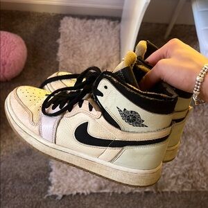 Retro Jordan 1 Highs, Kids 7.5Y or Women’s 8. Pastel colors